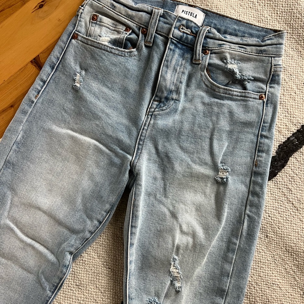 Pistola Lennon High Rise Crop Boot Cut Jeans Size 25